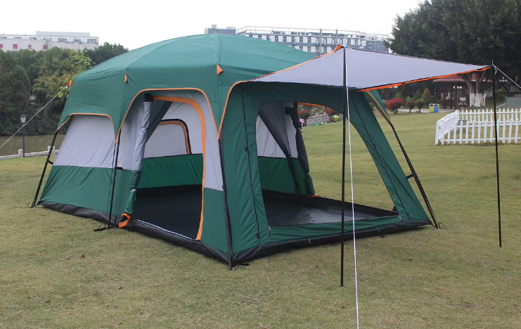 چادر کمپینگ ضدآب فوری باز شو 12 نفره با روکش نقره مدل TYMR-WYS1200